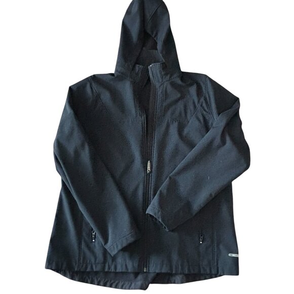 One Tooth Rain Coat In Black Hooded  Size XL - Picture 1 of 4